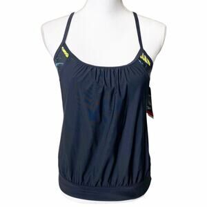 SPEEDO Black Small Floral Swimming Tankini Bra SIZE SMALL BRAND NEW WITH TAGS